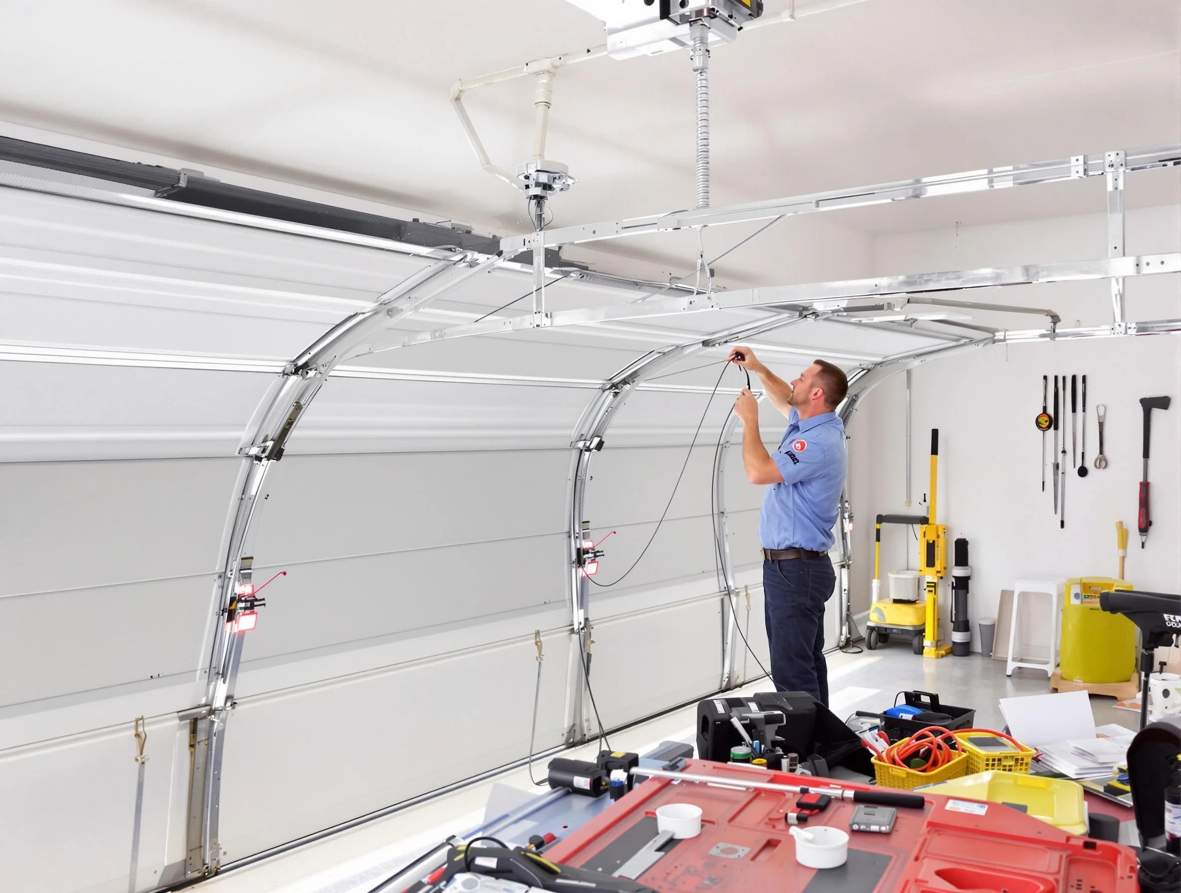 Garage door cable repair service by Pelham Garage Door Repair in Pelham