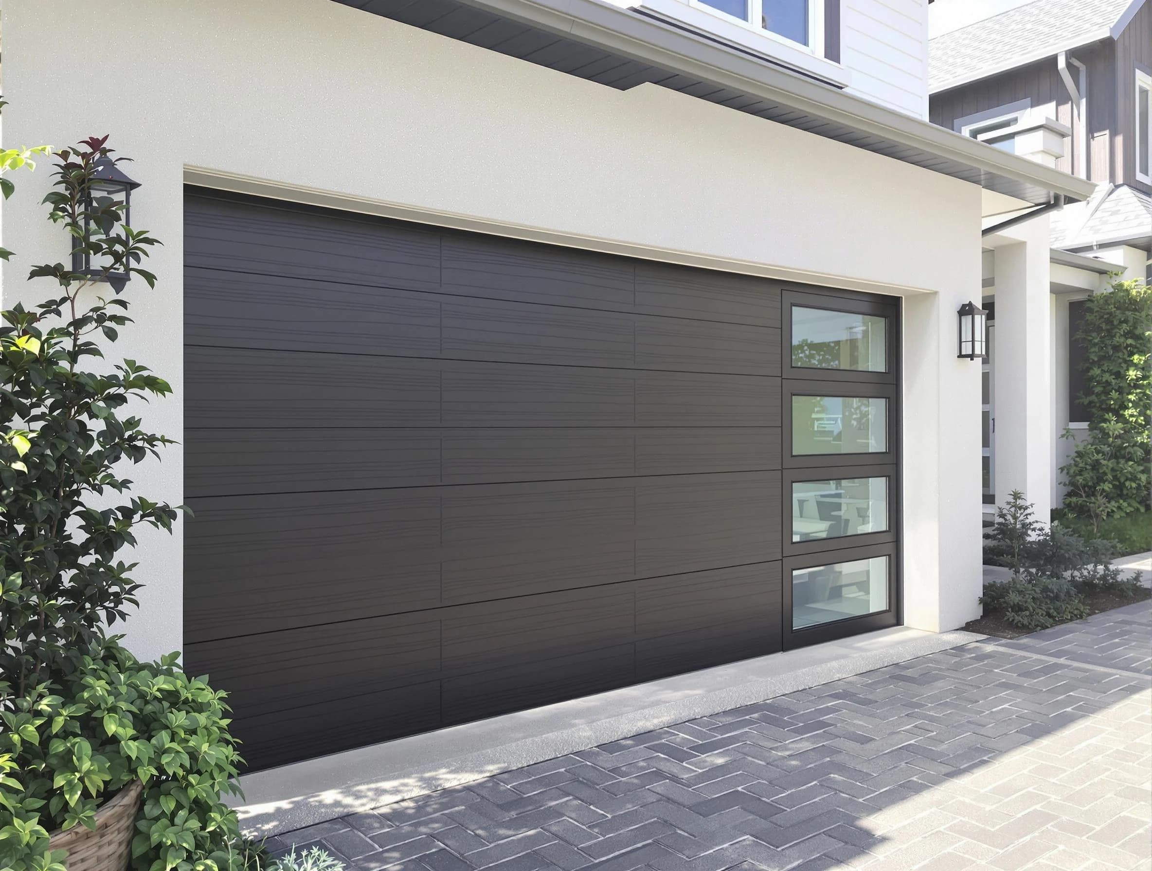 Custom garage door installation by Pelham Garage Door Repair in Pelham