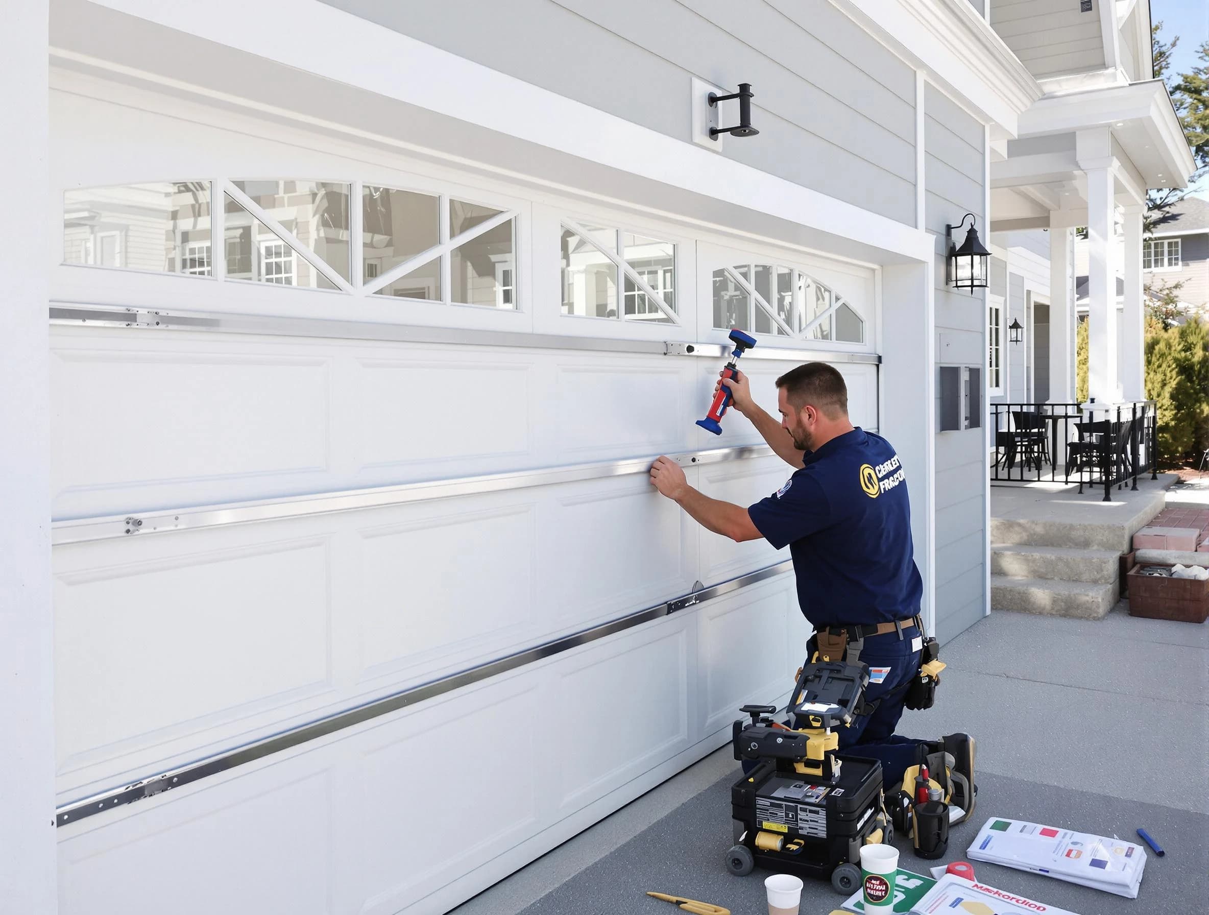 Professional garage door installation by Pelham Garage Door Repair in Pelham