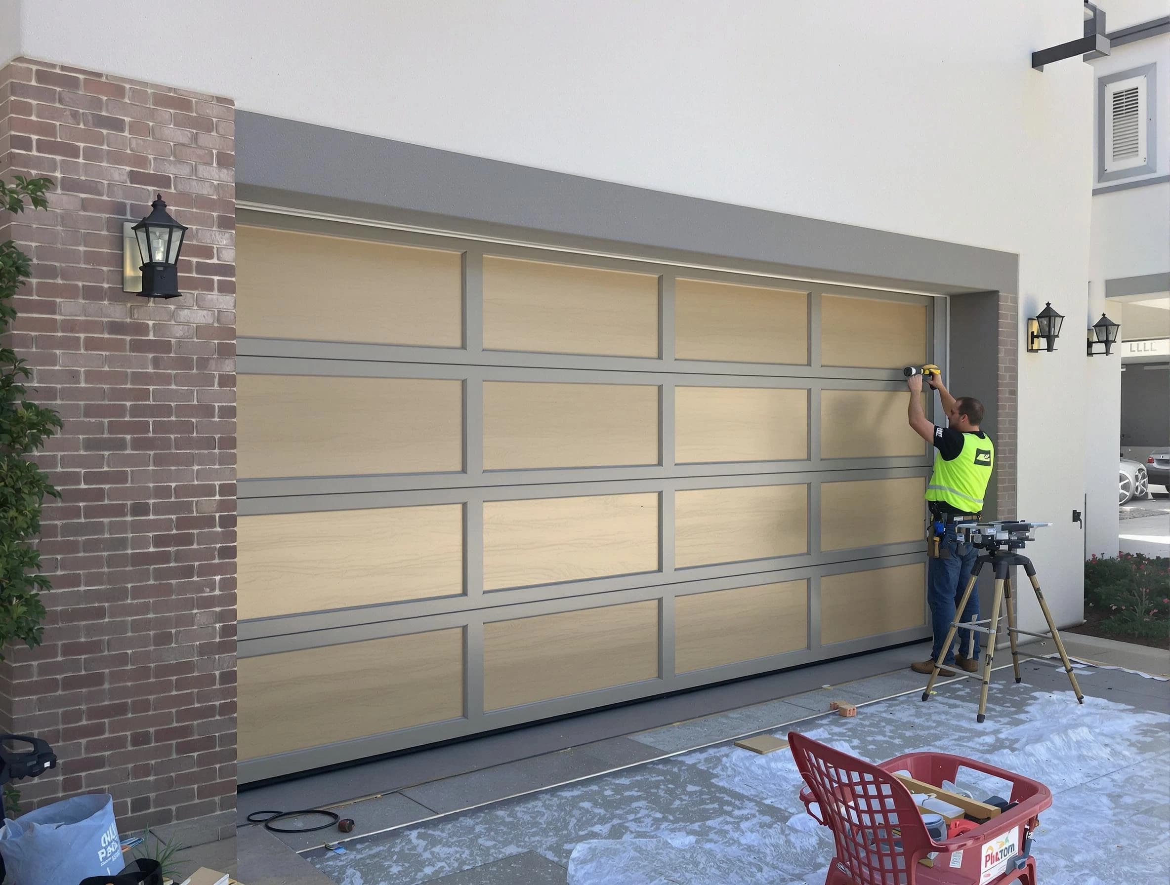Garage door replacement service by Pelham Garage Door Repair in Pelham
