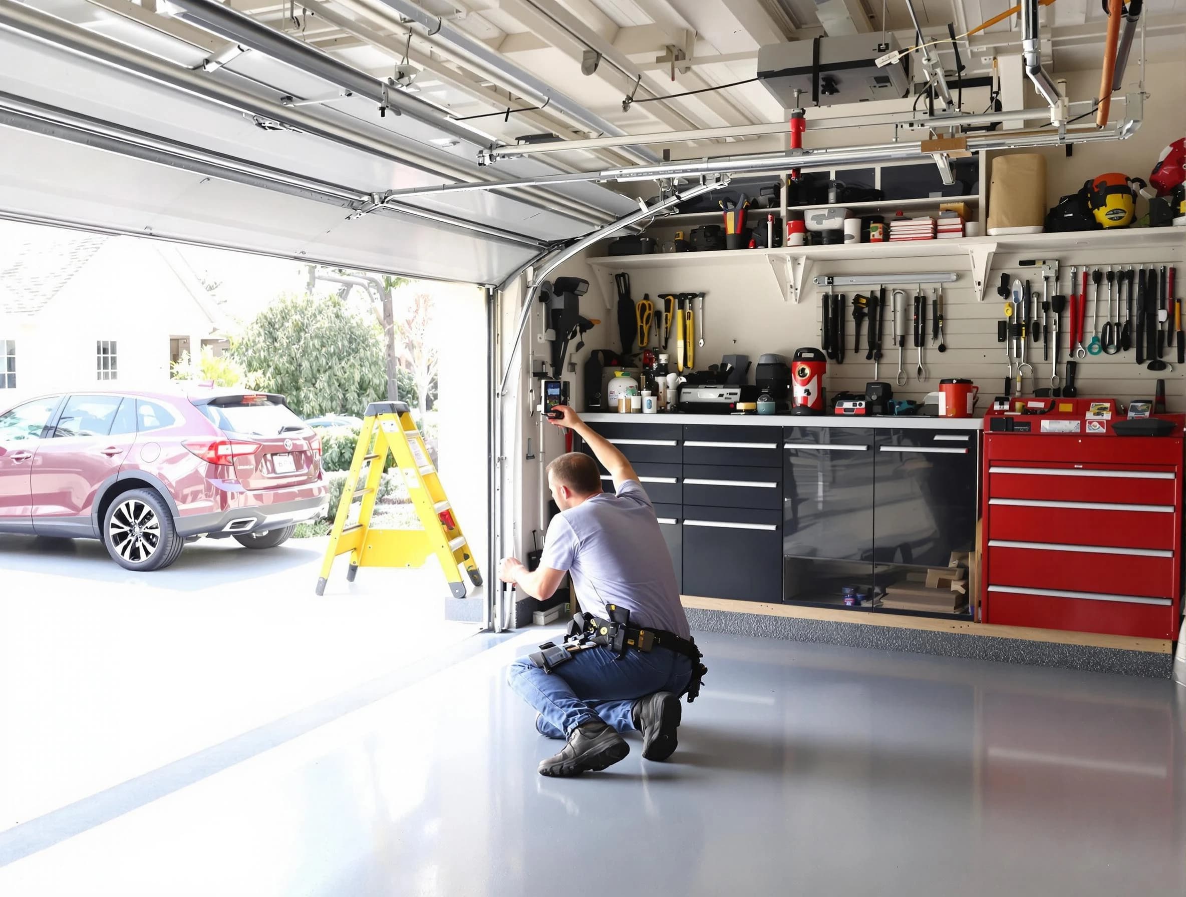 Local garage door repair service by Pelham Garage Door Repair in Pelham