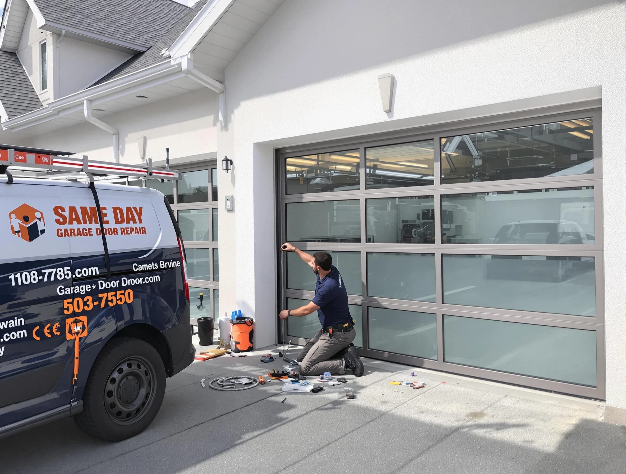 Same-day garage door repair service by Pelham Garage Door Repair in Pelham