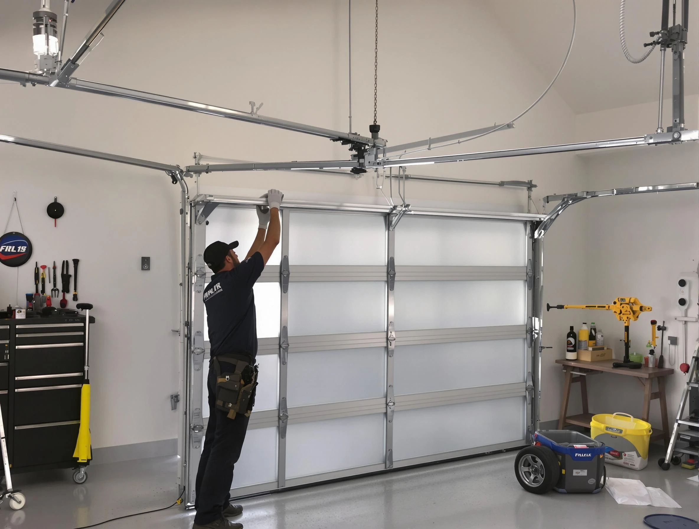 Pelham Garage Door Repair certified team performing precision garage door installation in Pelham
