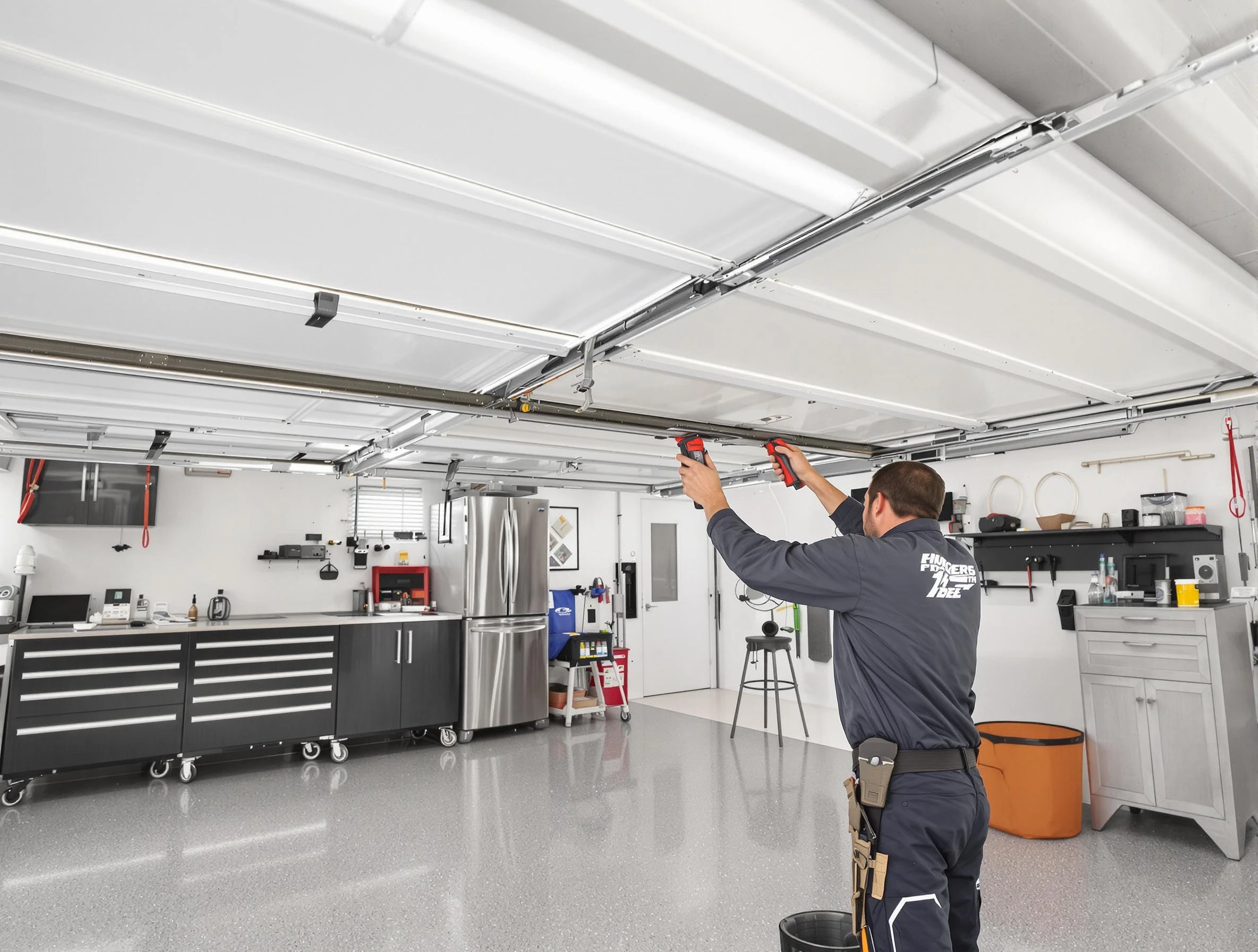 Overhead garage door repair service by Pelham Garage Door Repair in Pelham