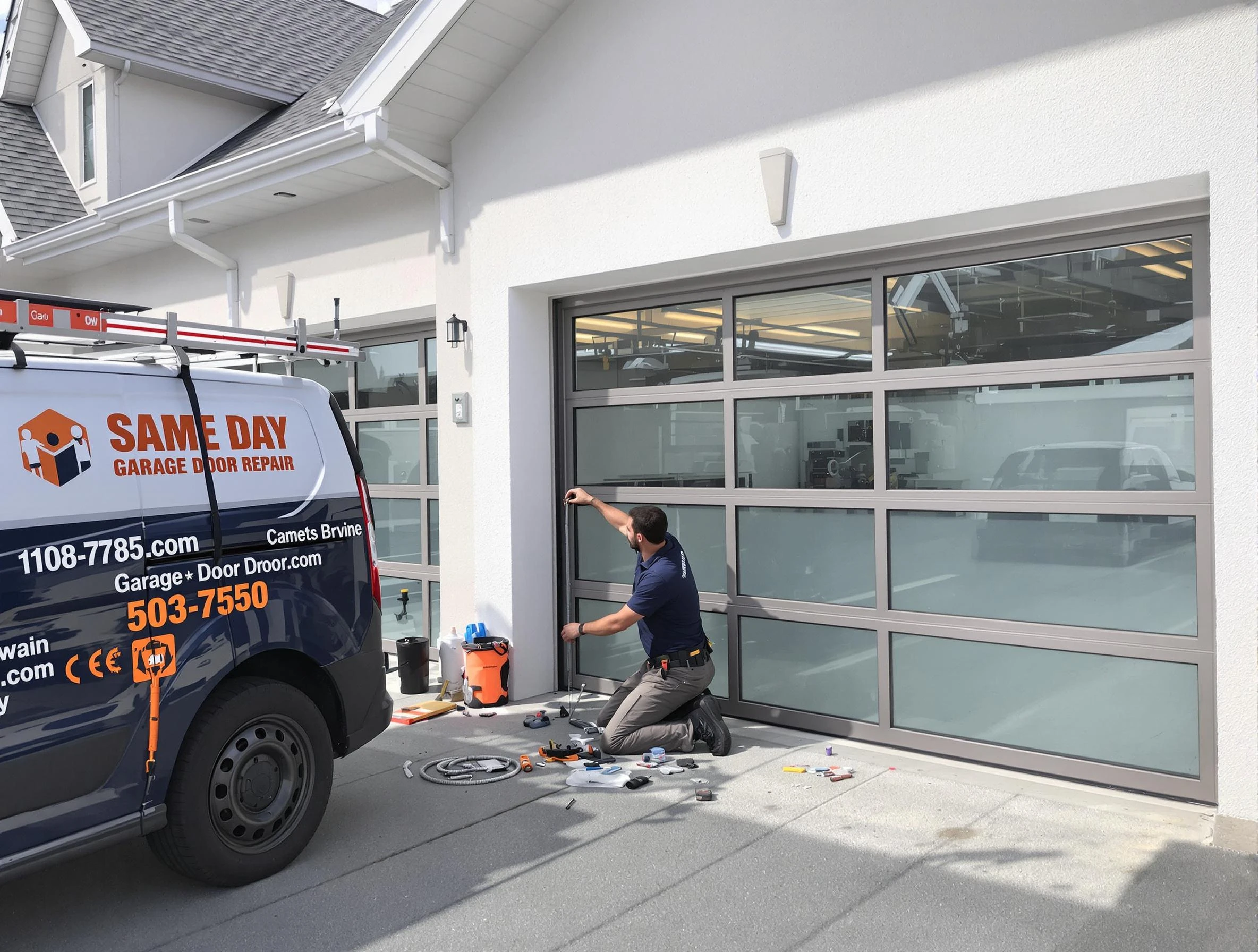 Same-day garage door repair service by Pelham Garage Door Repair in Pelham